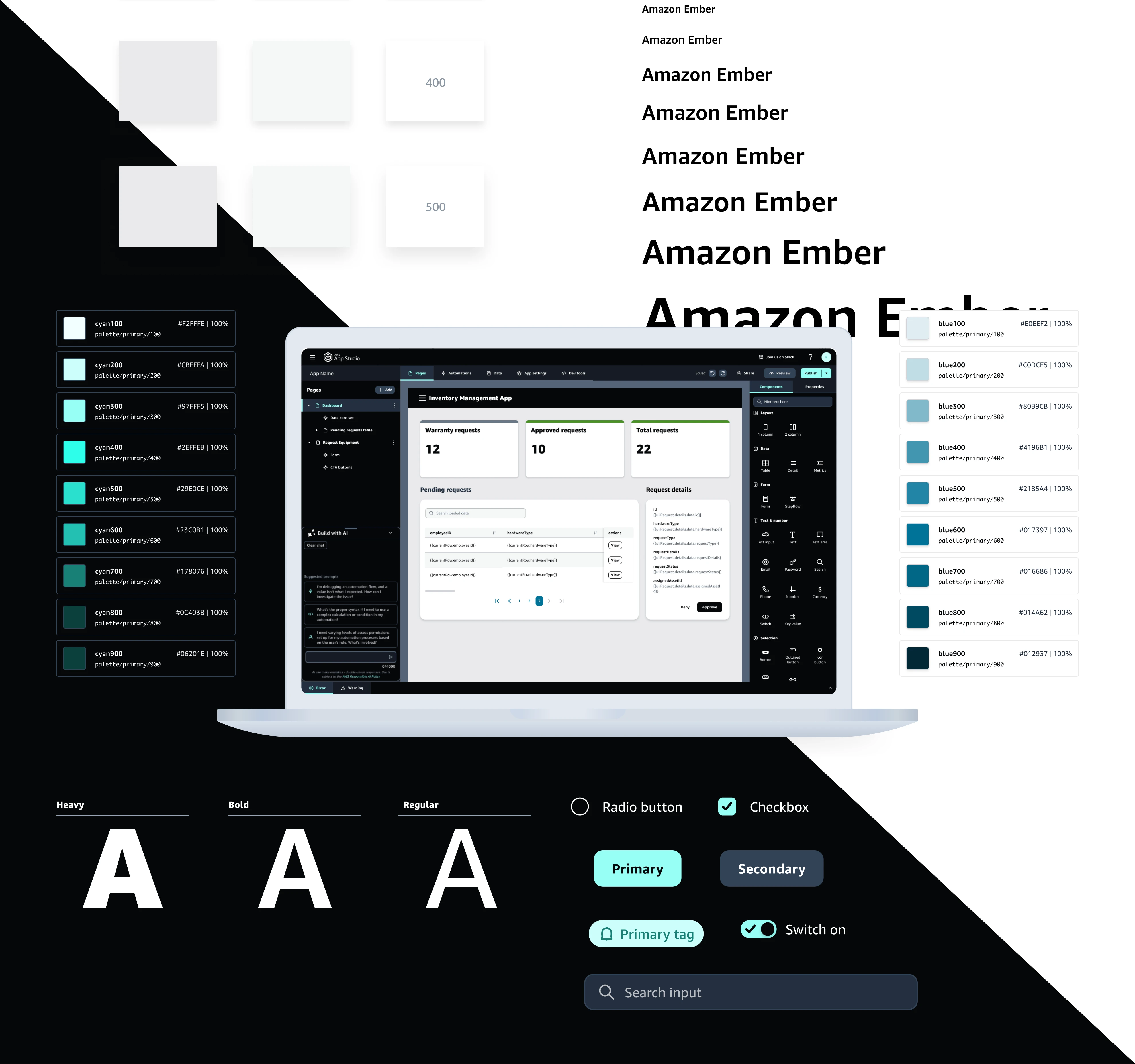 Hexagon design system preview